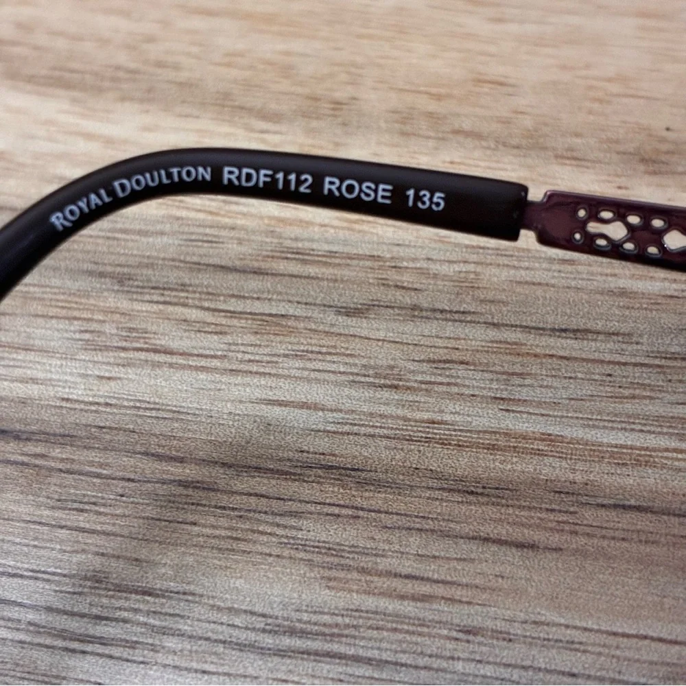 Lawrence Eyewear Eyeglasses Glasses Frames Royal Doulton RDF112 Rose 50-18-135